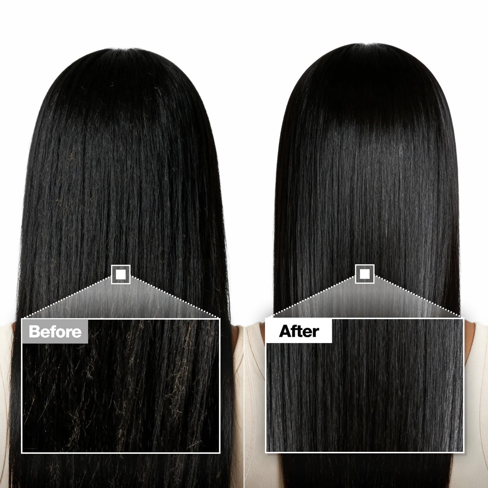 FromLabs Protein Capsule Hair Repair demonstrates instant detangling for gentle combing.