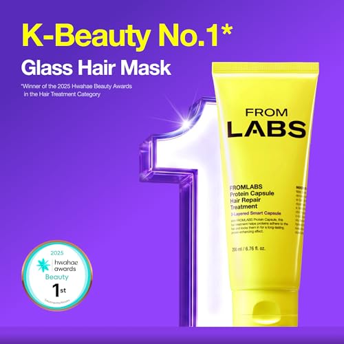 FromLabs Protein Capsule Hair Repair close-up of triple capsules providing targeted strengthening.