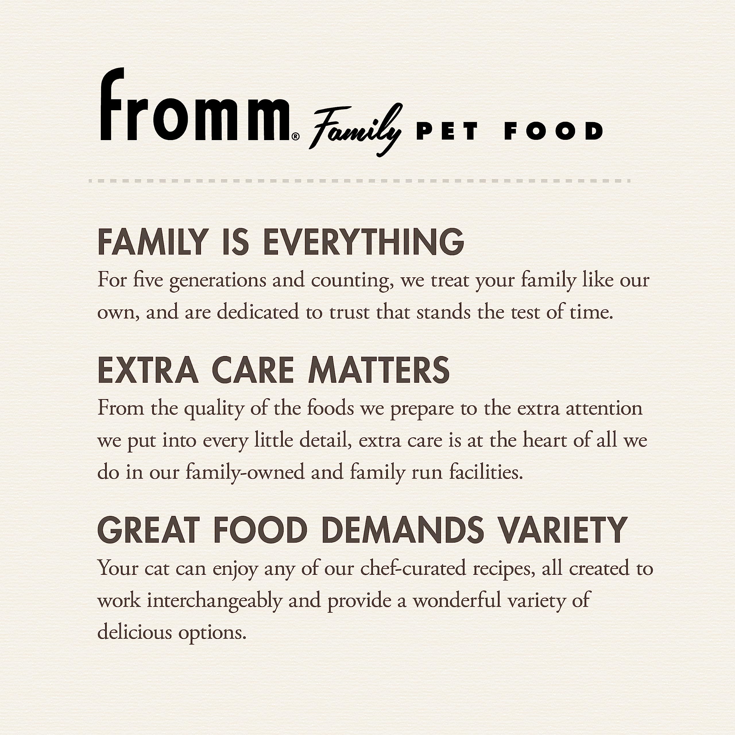 Fromm Family-owned Wisconsin legacy reflected in the packaging.