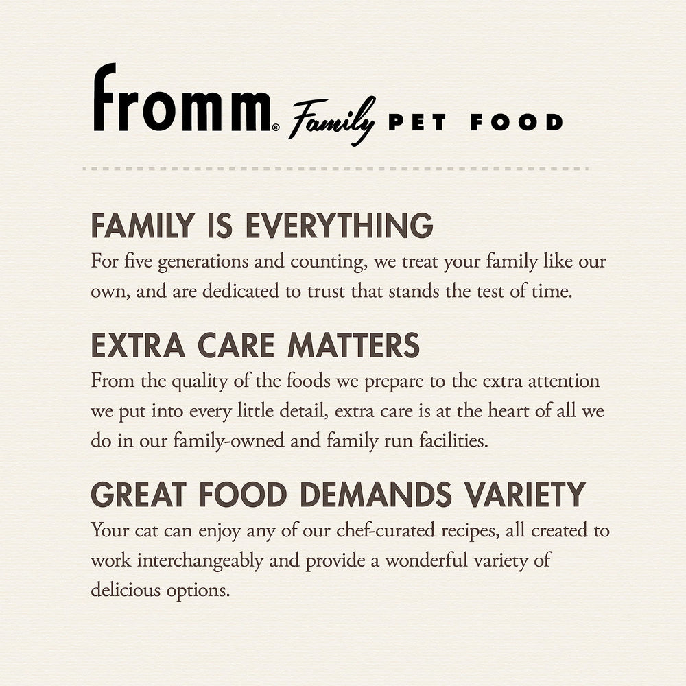 Fromm Family-owned Wisconsin legacy reflected in the packaging.