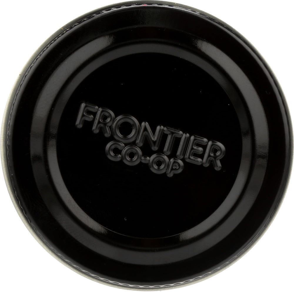 Frontier Co-op cayenne powder dusting soup for a bright kick