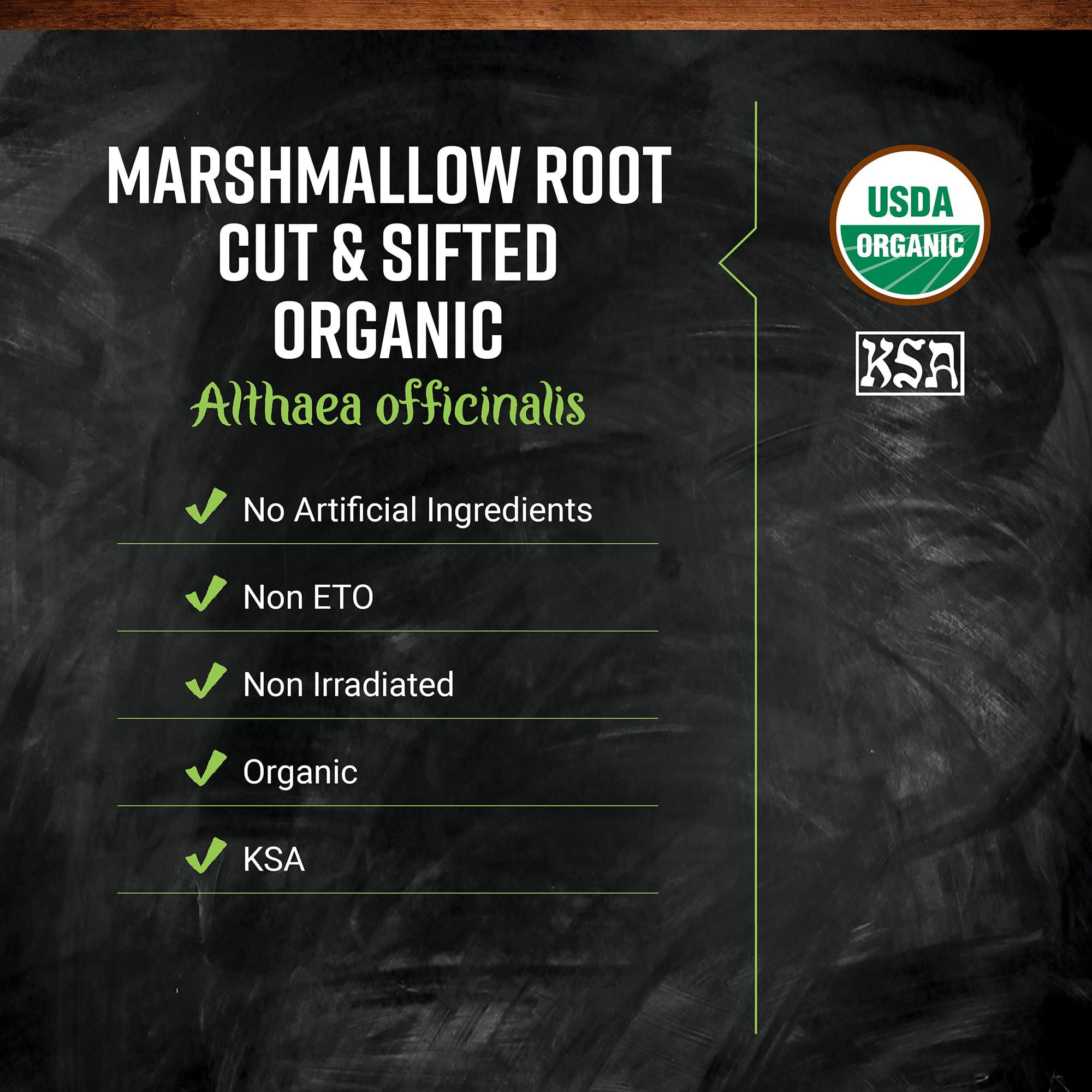 Frontier Co-op marshmallow root powder bottle for syrups and skincare.