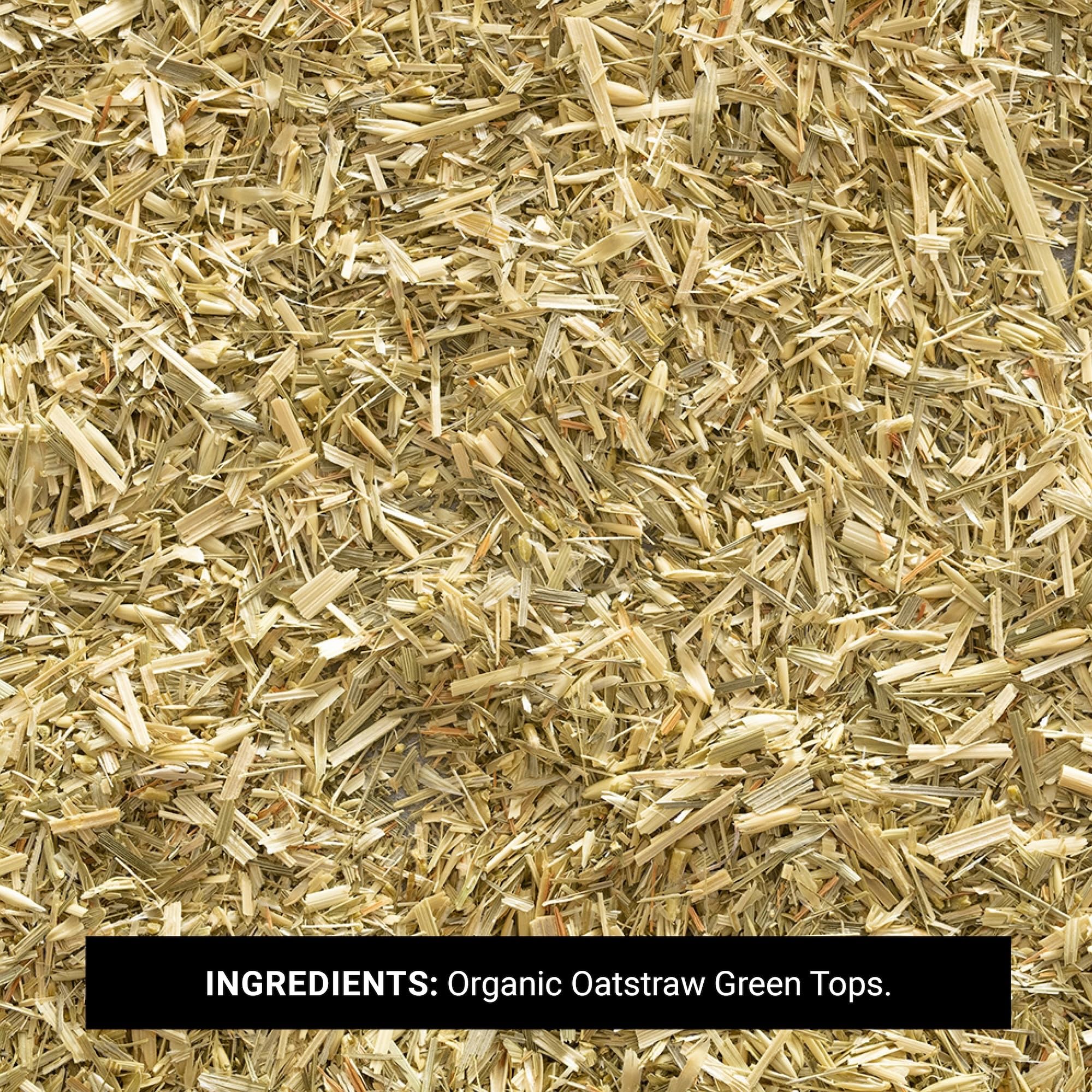 Frontier Co-op Oatstraw Green Tops in a teacup showing mild grassy notes