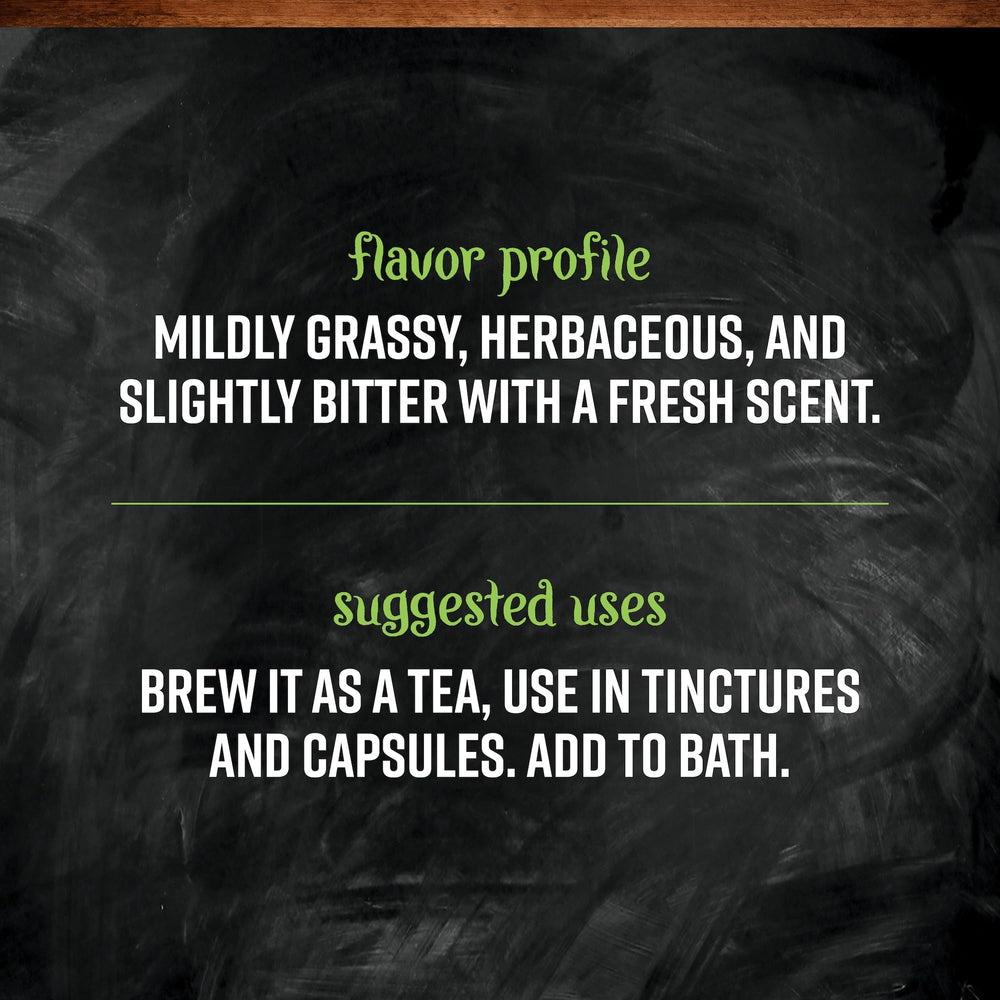 Frontier Co-op Oatstraw Green Tops grown in the USA for peak potency harvest