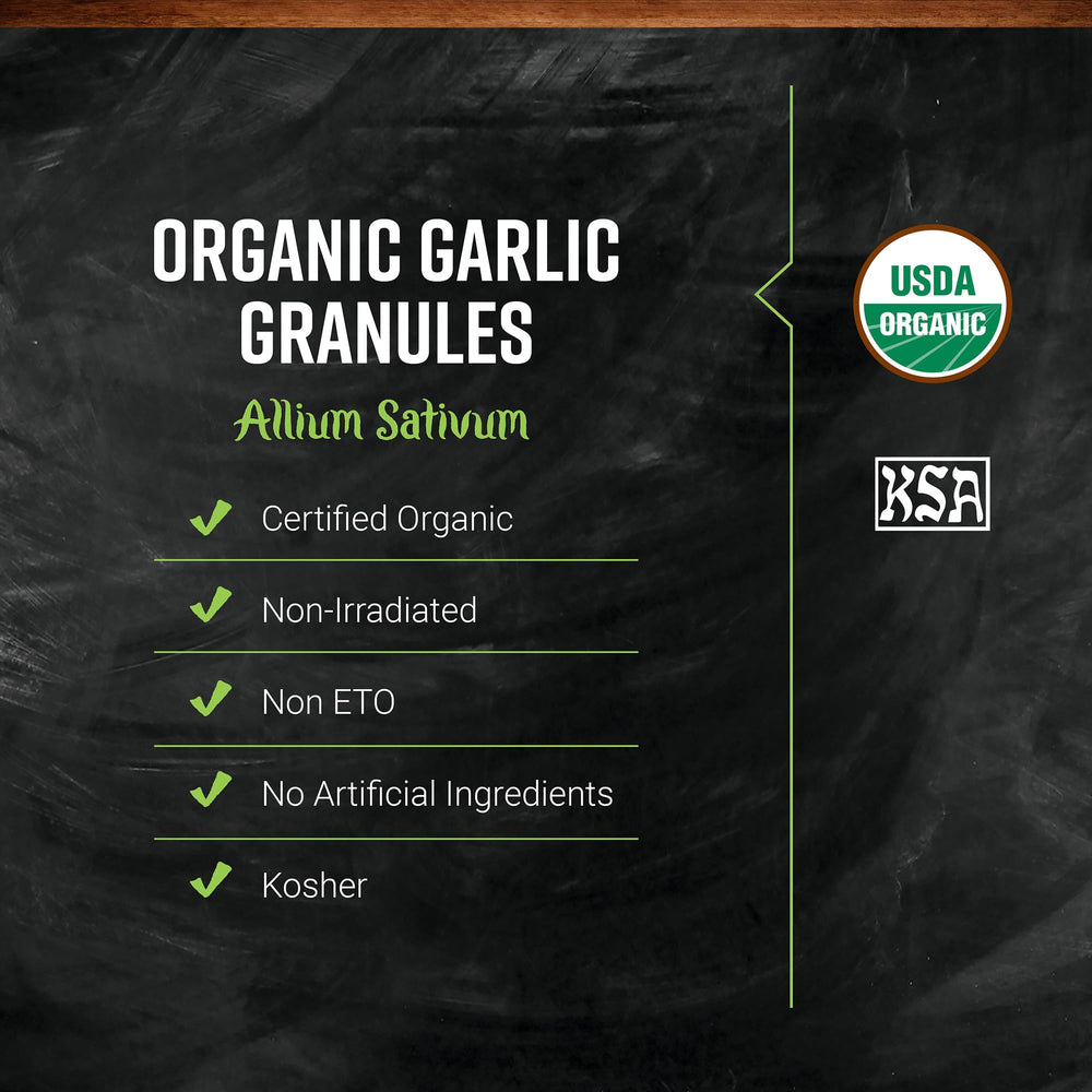 Frontier Co-op garlic granules USA origin ensures quality