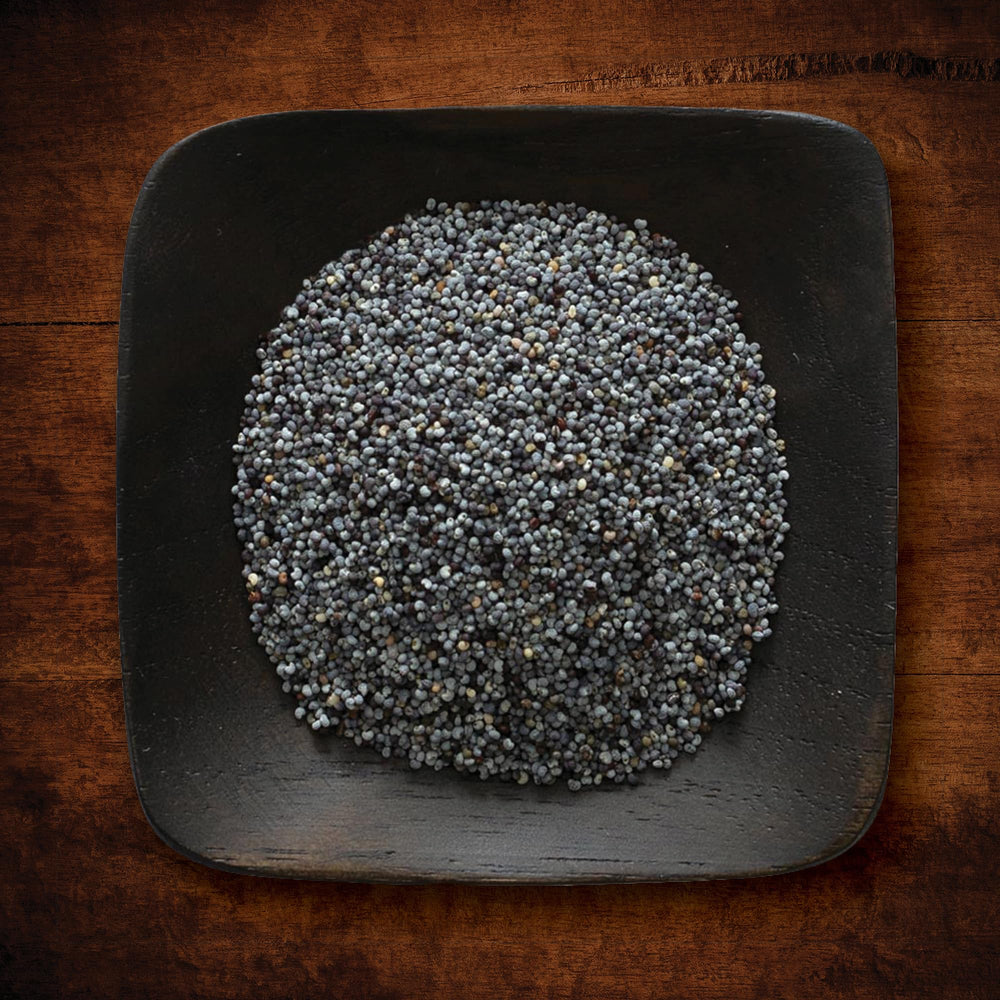 Frontier Co-op poppy seeds in a kitchen scene for spices