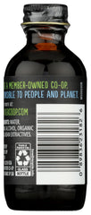 Pouring Frontier Co-op vanilla extract highlights aroma and versatile beverage use.