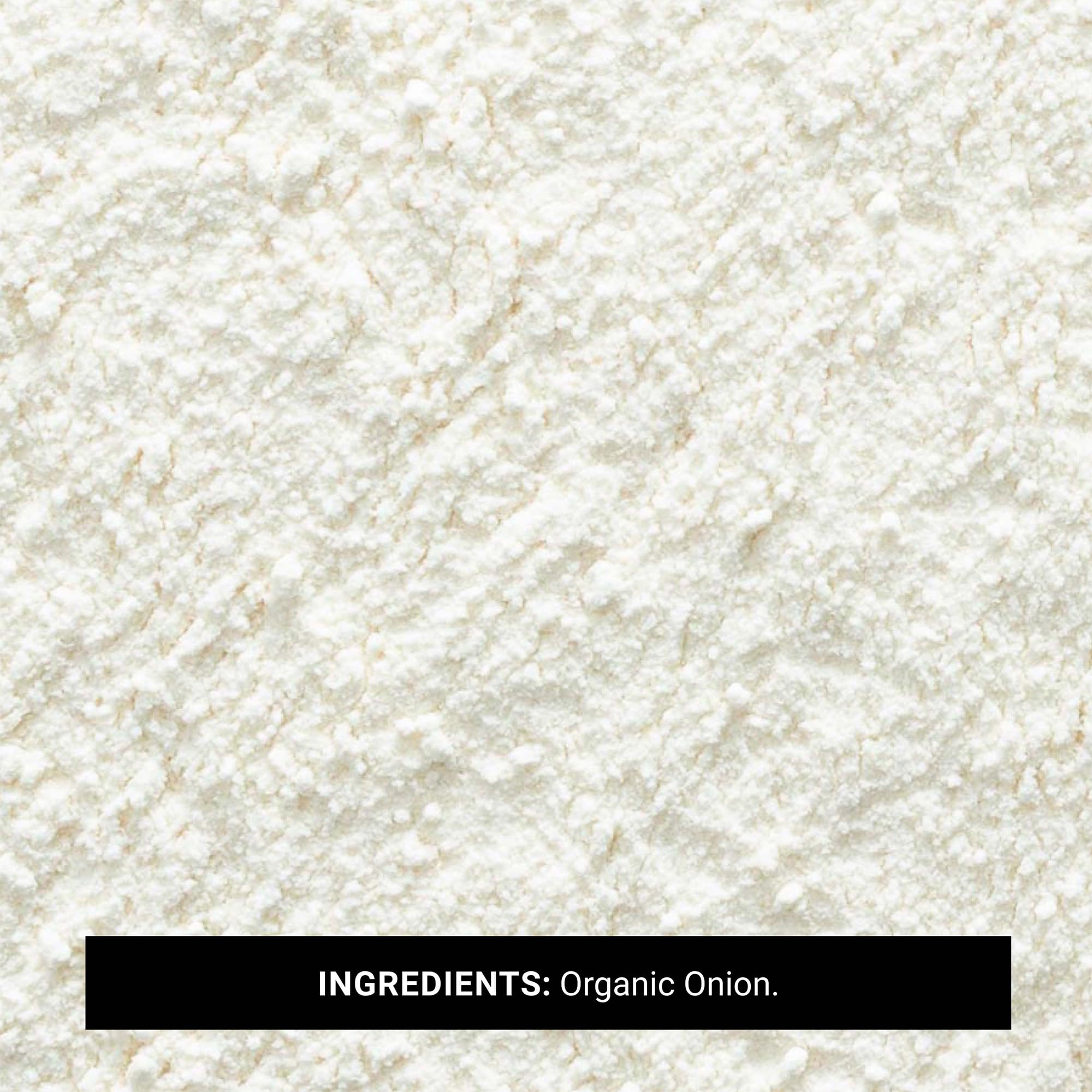 Frontier Co-op White Onion Powder with measuring spoon for precise spice boosts