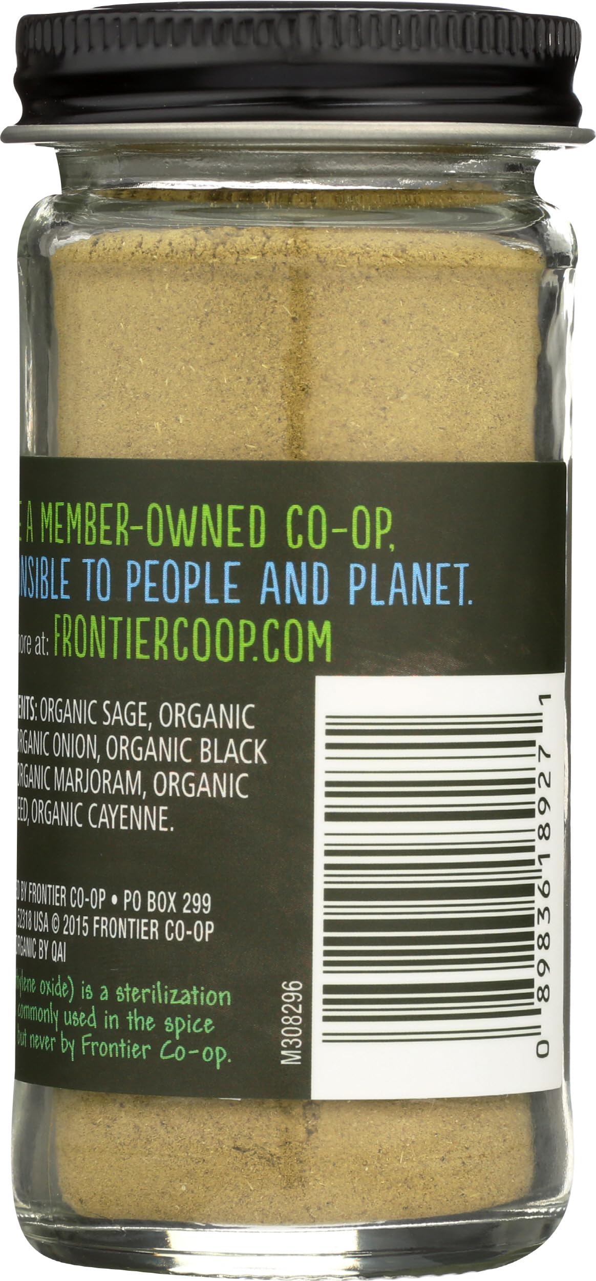 Close-up of Frontier Organic Poultry Seasoning dry blend ready for roasting.