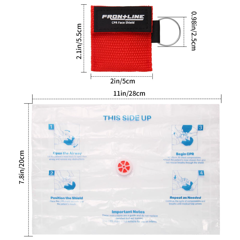 Frontline six-pack is ideal for home, car, work, and travel emergency kits.