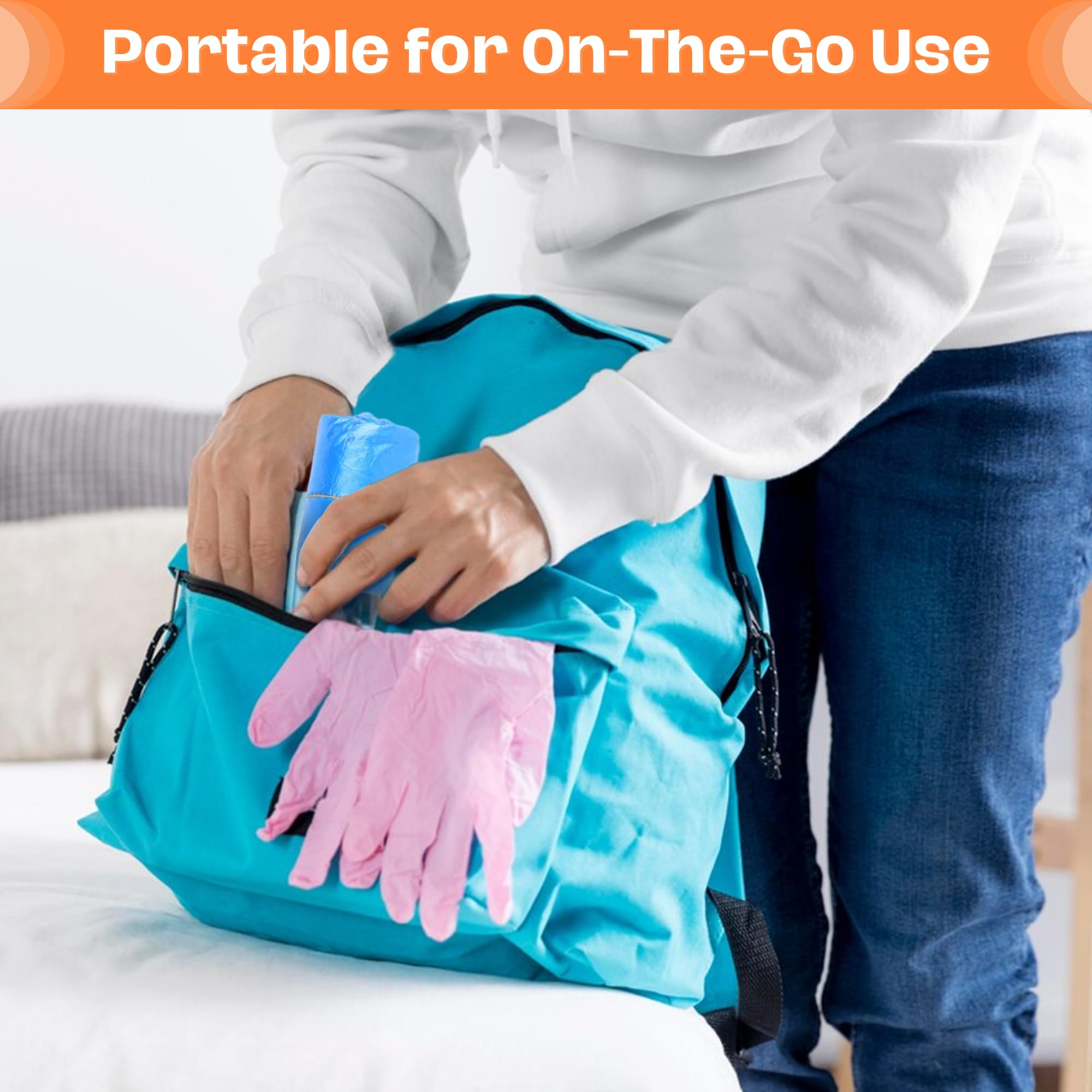 Frontline easy-on, easy-off booties enable rapid protection between spaces.