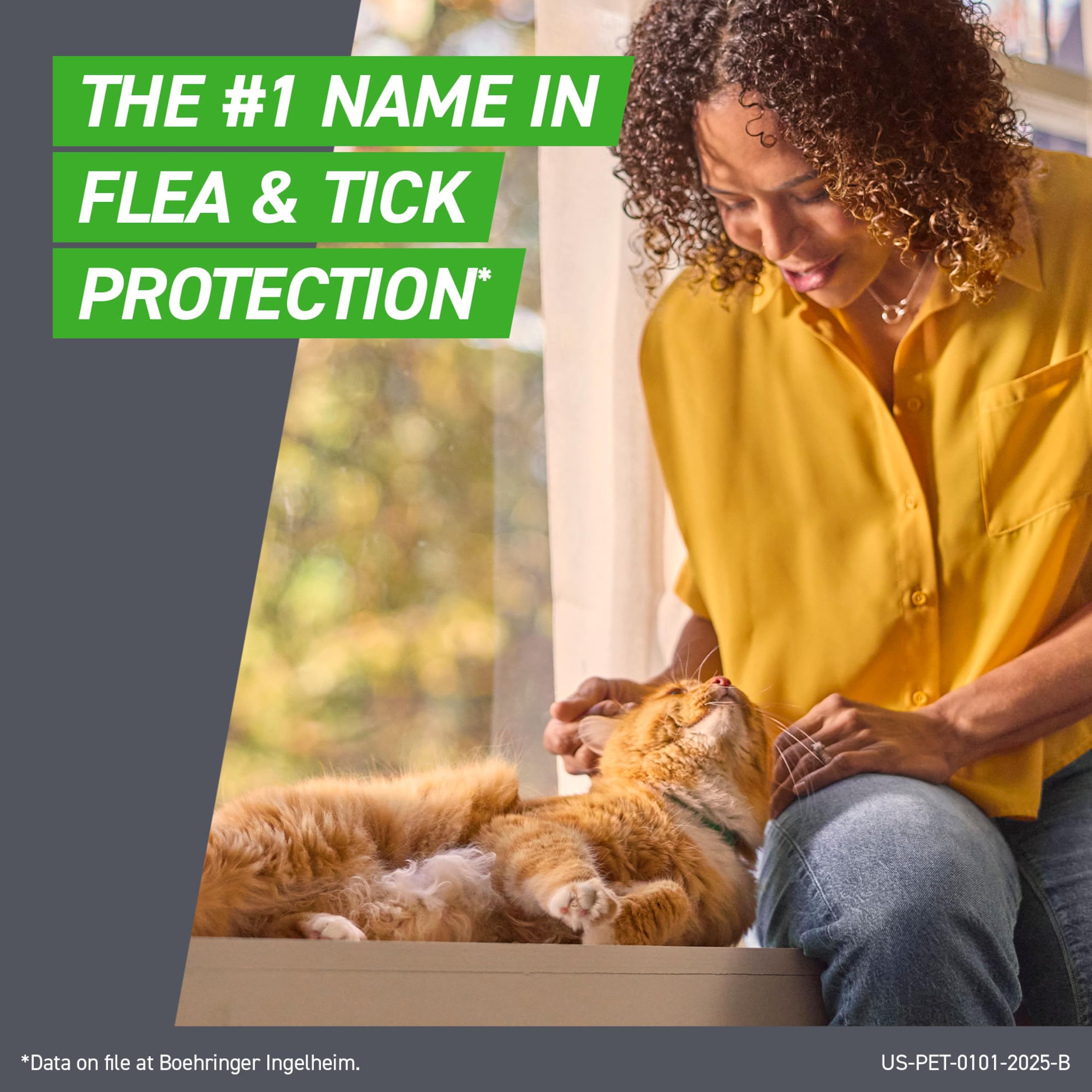 Frontline Plus life-cycle diagram explains flea life stages and control.