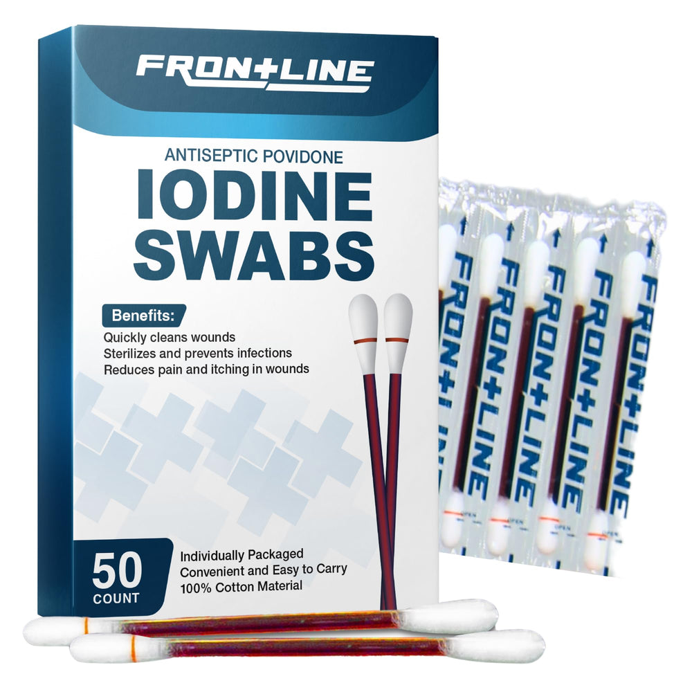 10% povidone iodine delivery enables ready surface contact