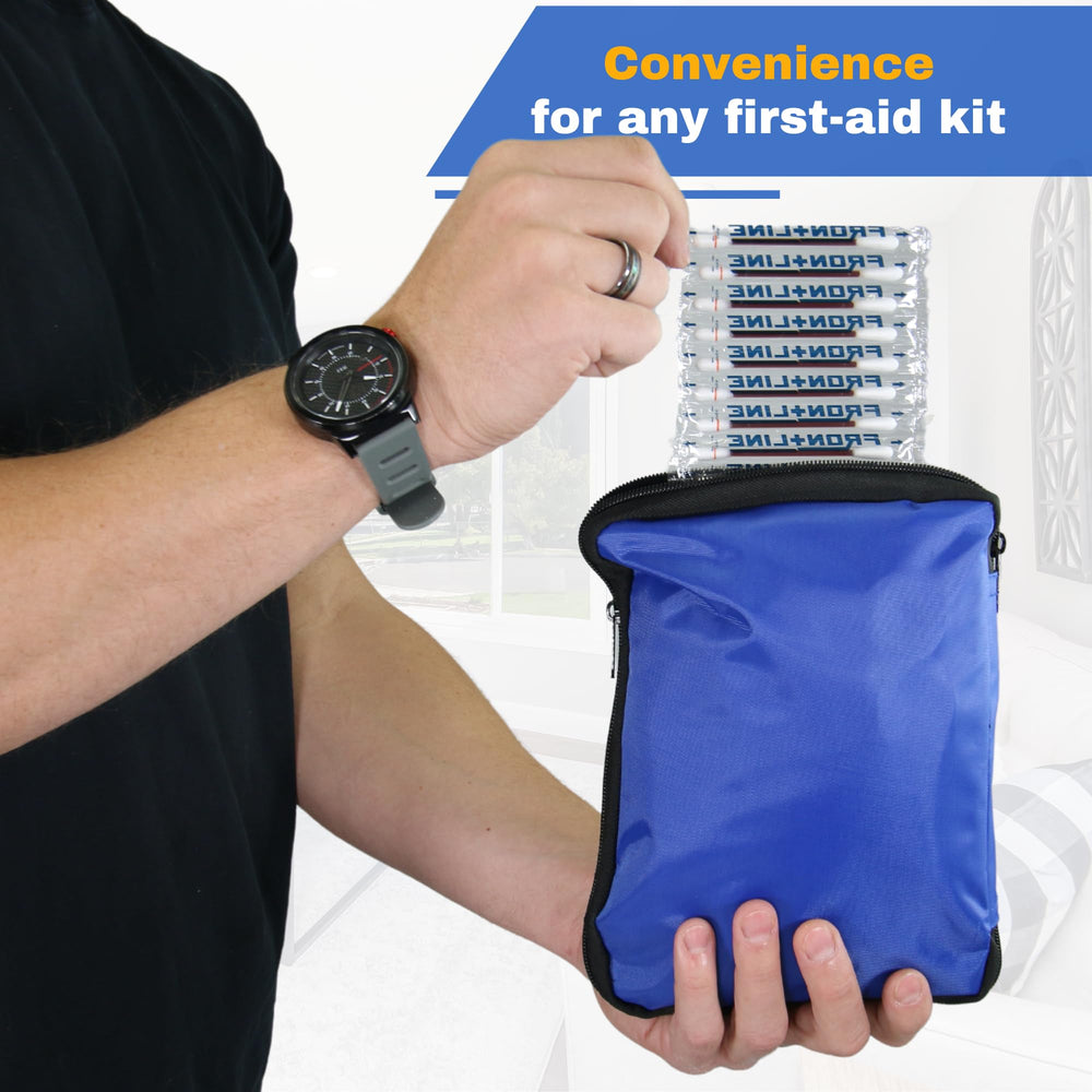 Individually wrapped swabs ensure a sterile, single-use option