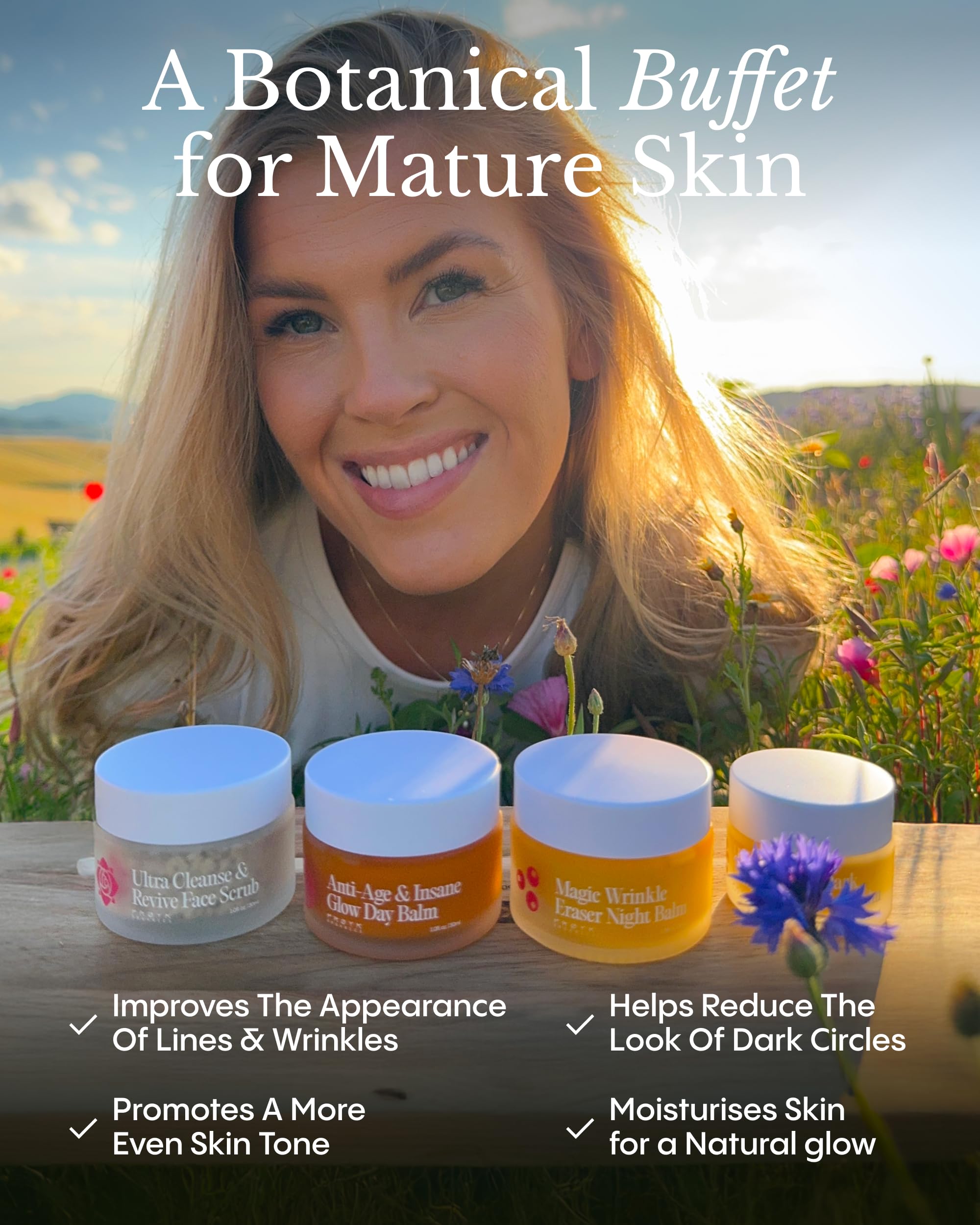 FRØYA face scrub jar with a creamy texture for gentle exfoliation.