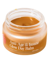 FRØYA Organics anti-age glow day balm jar close-up shows rich hydration