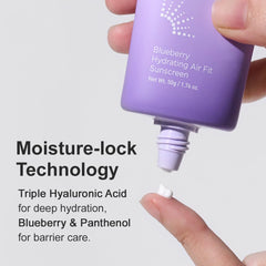 FRUDIA panthenol moisture boost highlighted in closeup.