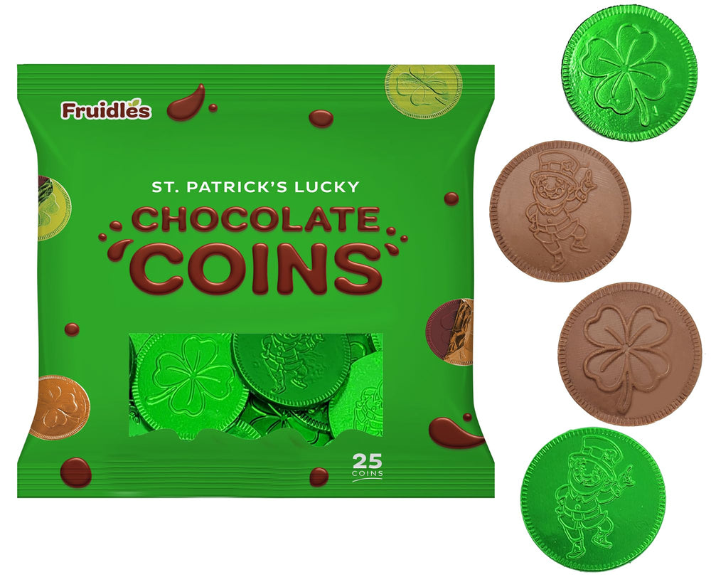 Ideal for candy buffets and gift bags at Saint Patrick’s celebrations, with smooth 4.5g milk chocolate.