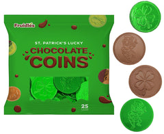 Ideal for candy buffets and gift bags at Saint Patrick’s celebrations, with smooth 4.5g milk chocolate.