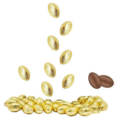 Fruidles Easter gold foiled eggs used as party favors at events.