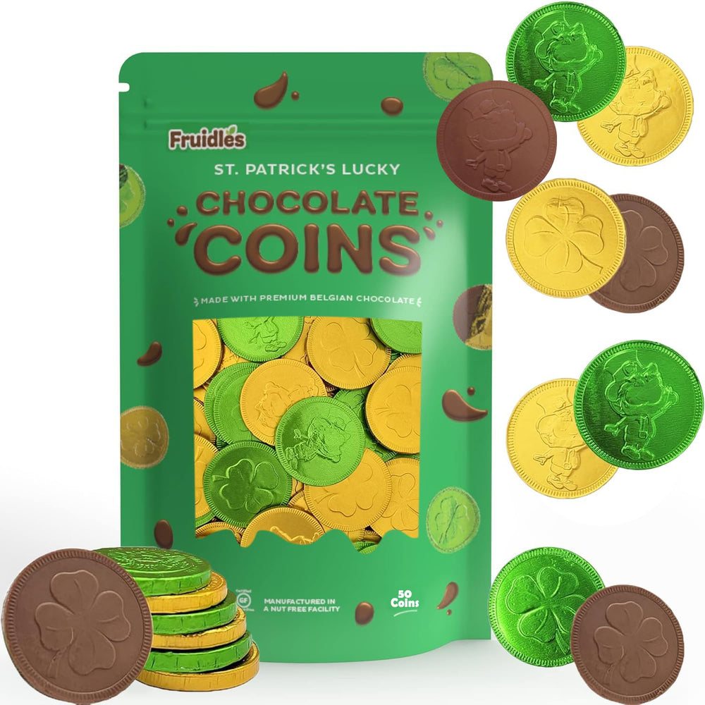 Fruidles foil-wrapped coins ideal for weddings and parties.