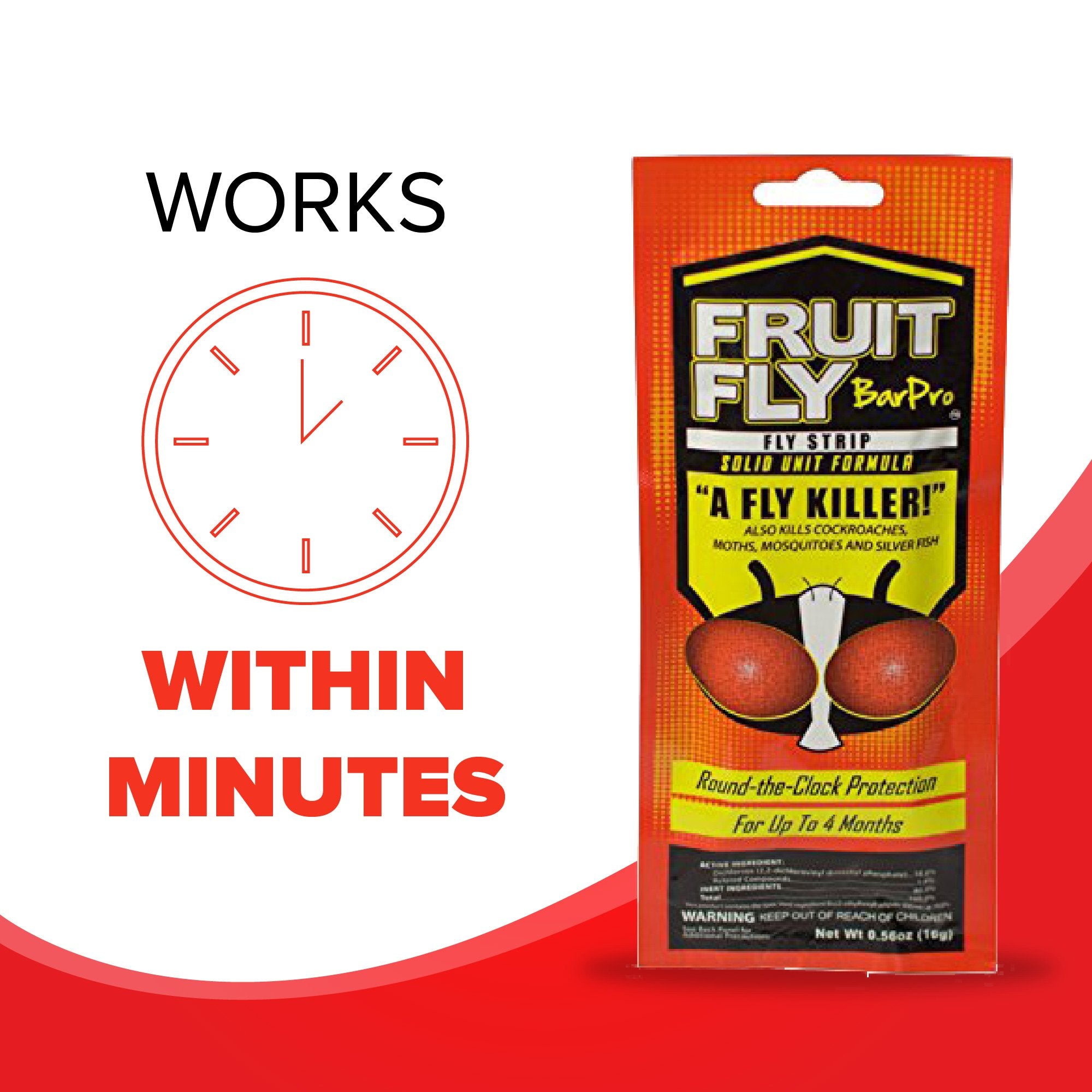 Fruit Fly BarPro infestation-control-closeup emphasizes targeted elimination potential.