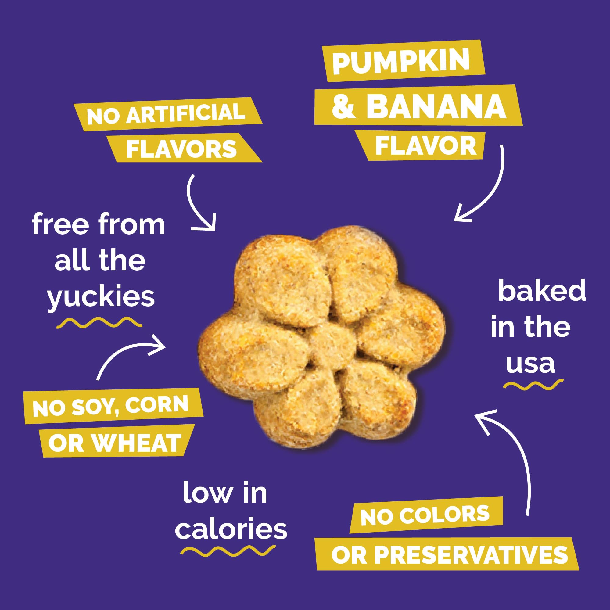 Fruitables Baked Dog Treats Variety 4 Pack puppy-training-boost image showing puppy-friendly rewards.