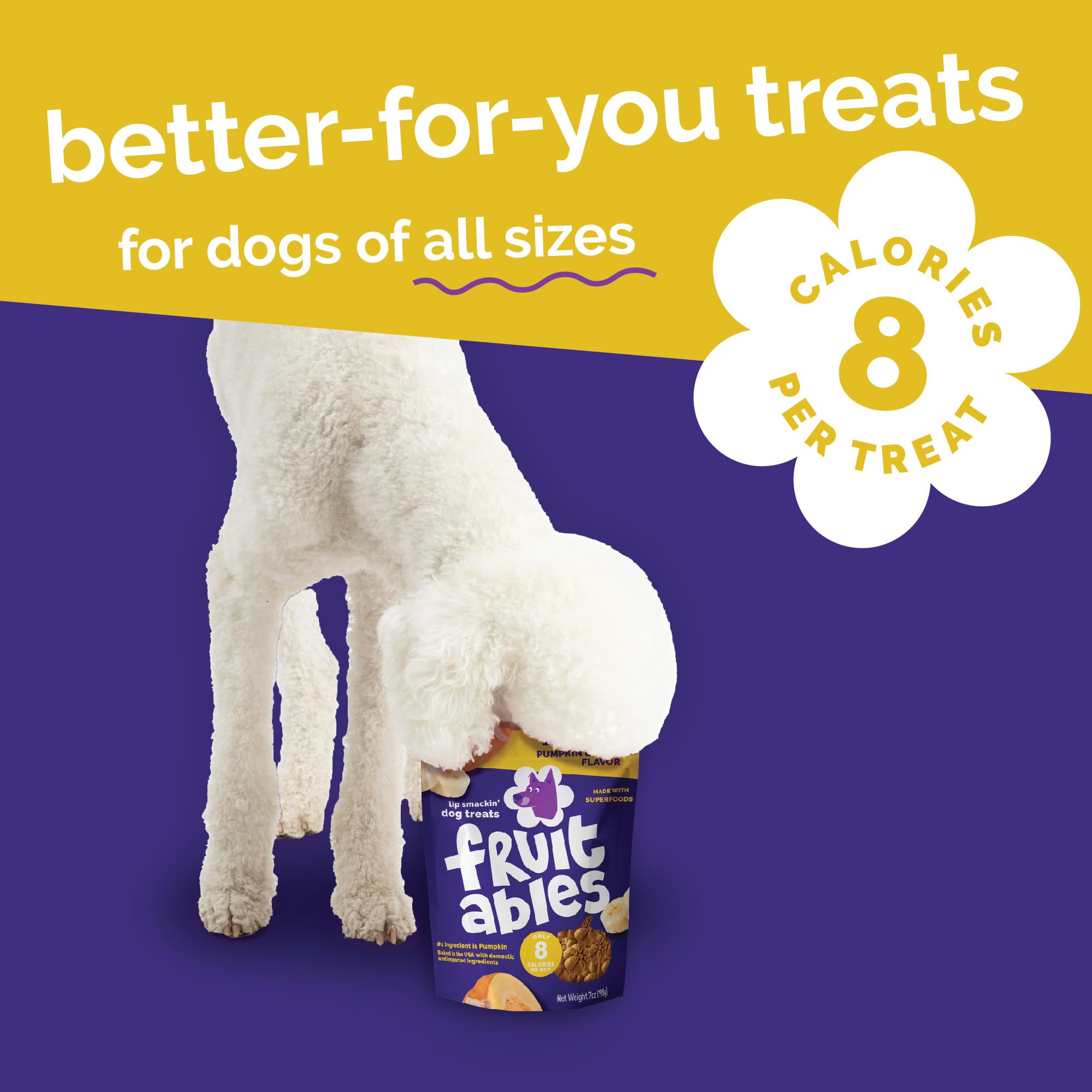 Fruitables diet friendly dog treats with mindful portion options