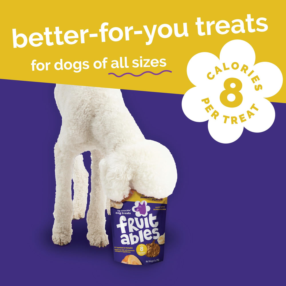 Fruitables diet friendly dog treats with mindful portion options