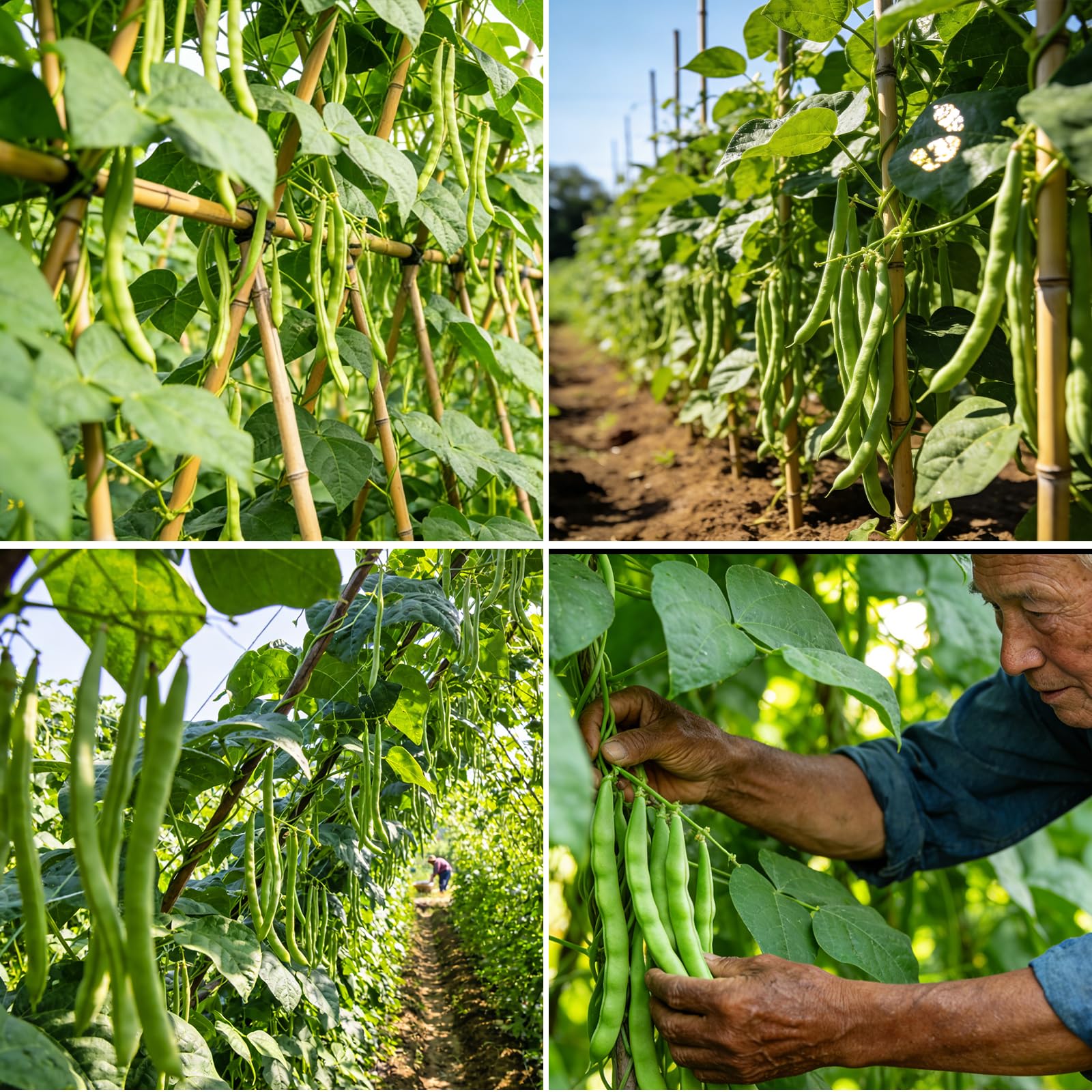 Fruivity 40 Contender bush bean seeds for fresh salads and canning.