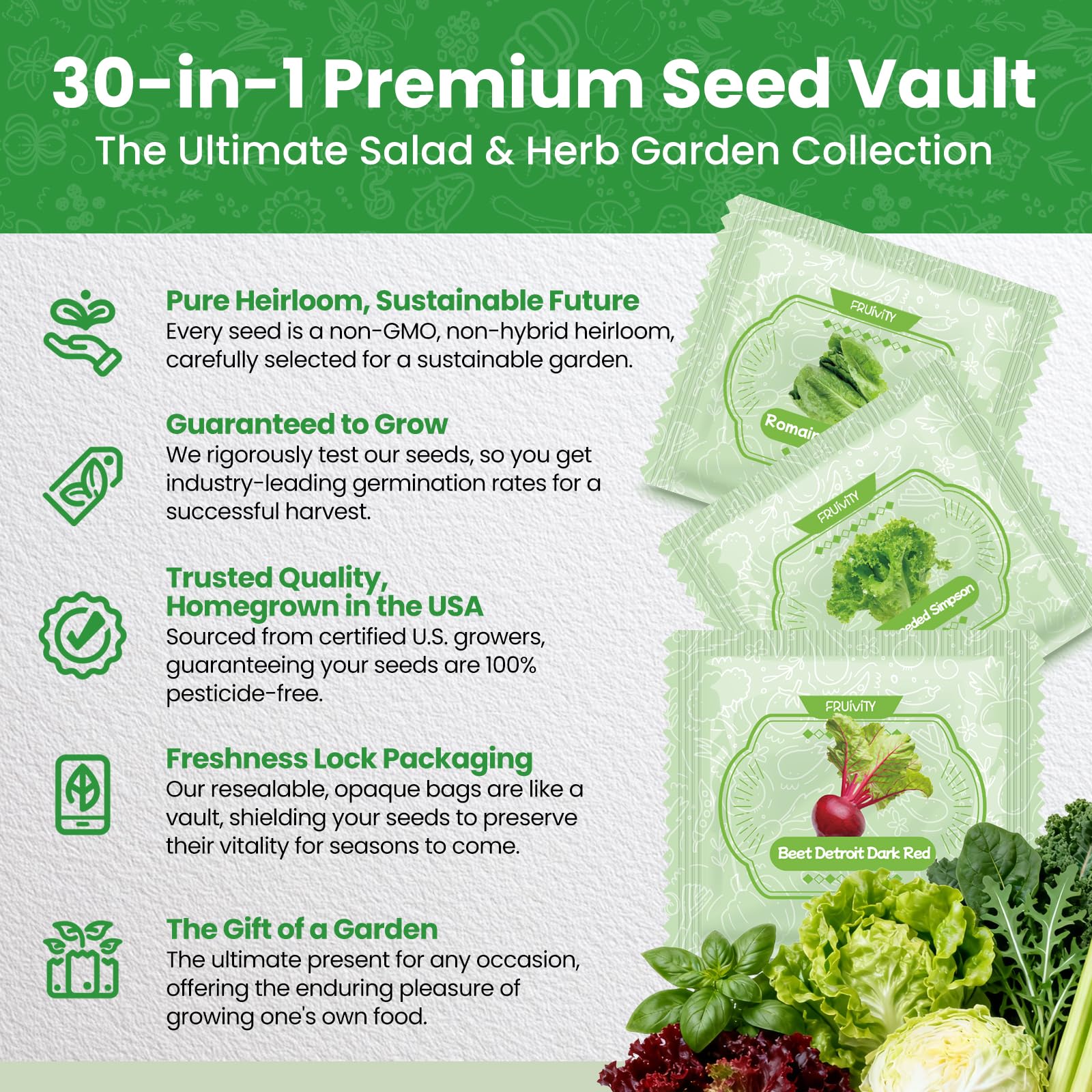 Fruivity gift-ready packaging suitable for gardening enthusiasts.