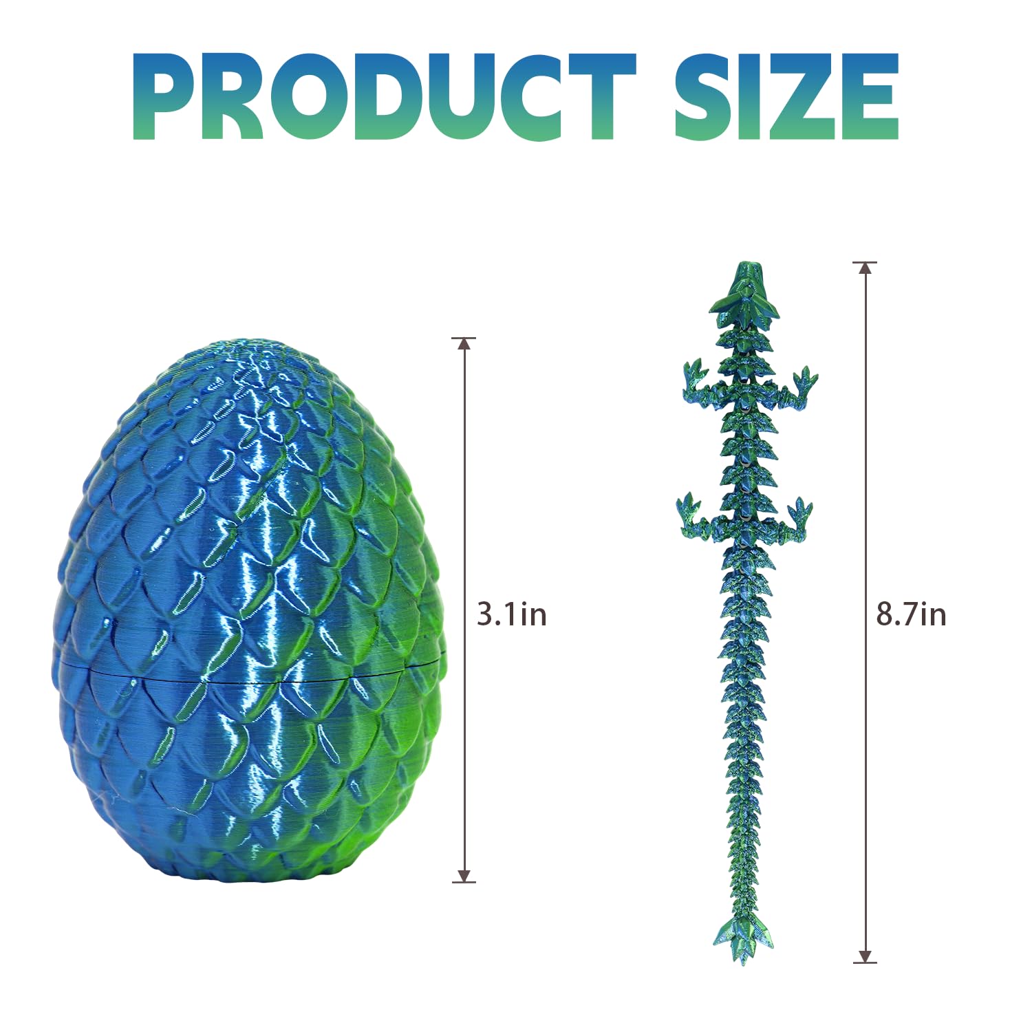 FRVTJS Dragon Egg Fidget Action: satisfying click and rotate play.