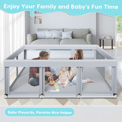 Fshibila see-through mesh panel for easy supervision from any angle