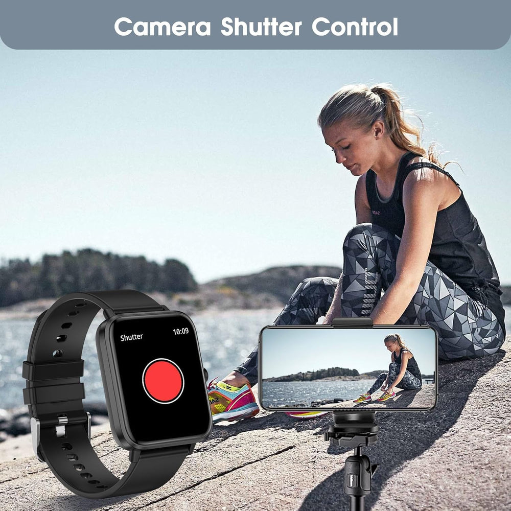 FTTMWTAG Smart Watch SpO2 tracking supports day and night monitoring.
