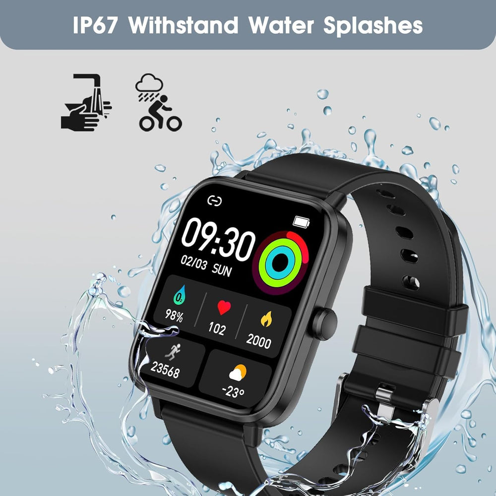 FTTMWTAG Smart Watch steps distance calories tracking motivates activity.