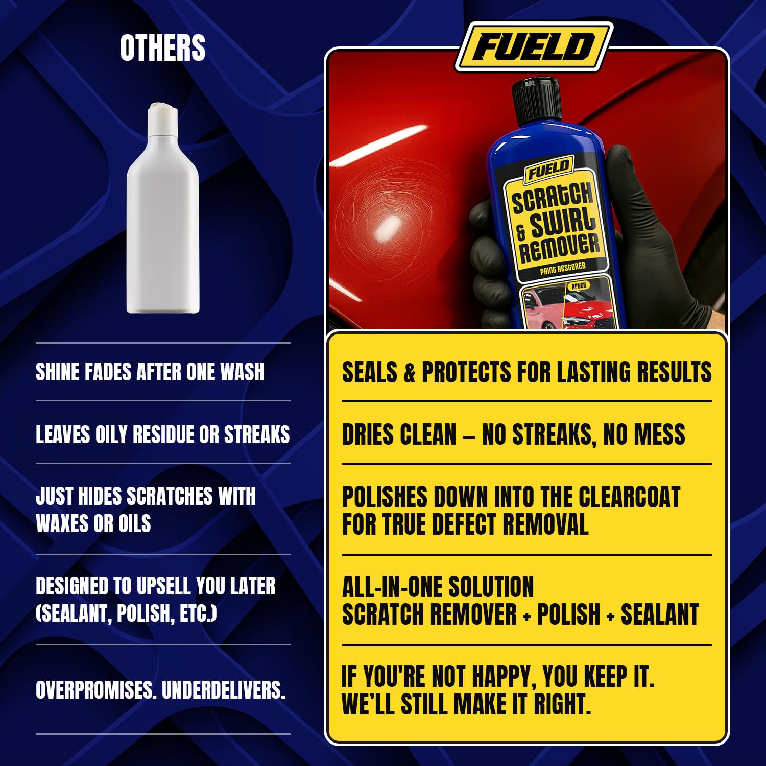 Safe for clear coat on cars and motorcycles