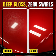 Deep scratch repair with Fueld restores clarity on paint