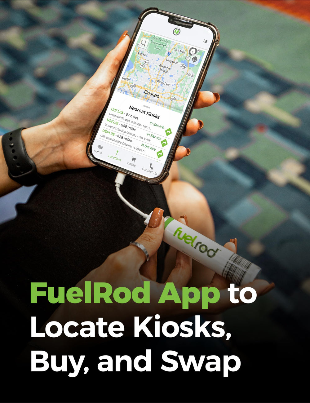 FuelRod swap at kiosks nationwide for continuous power