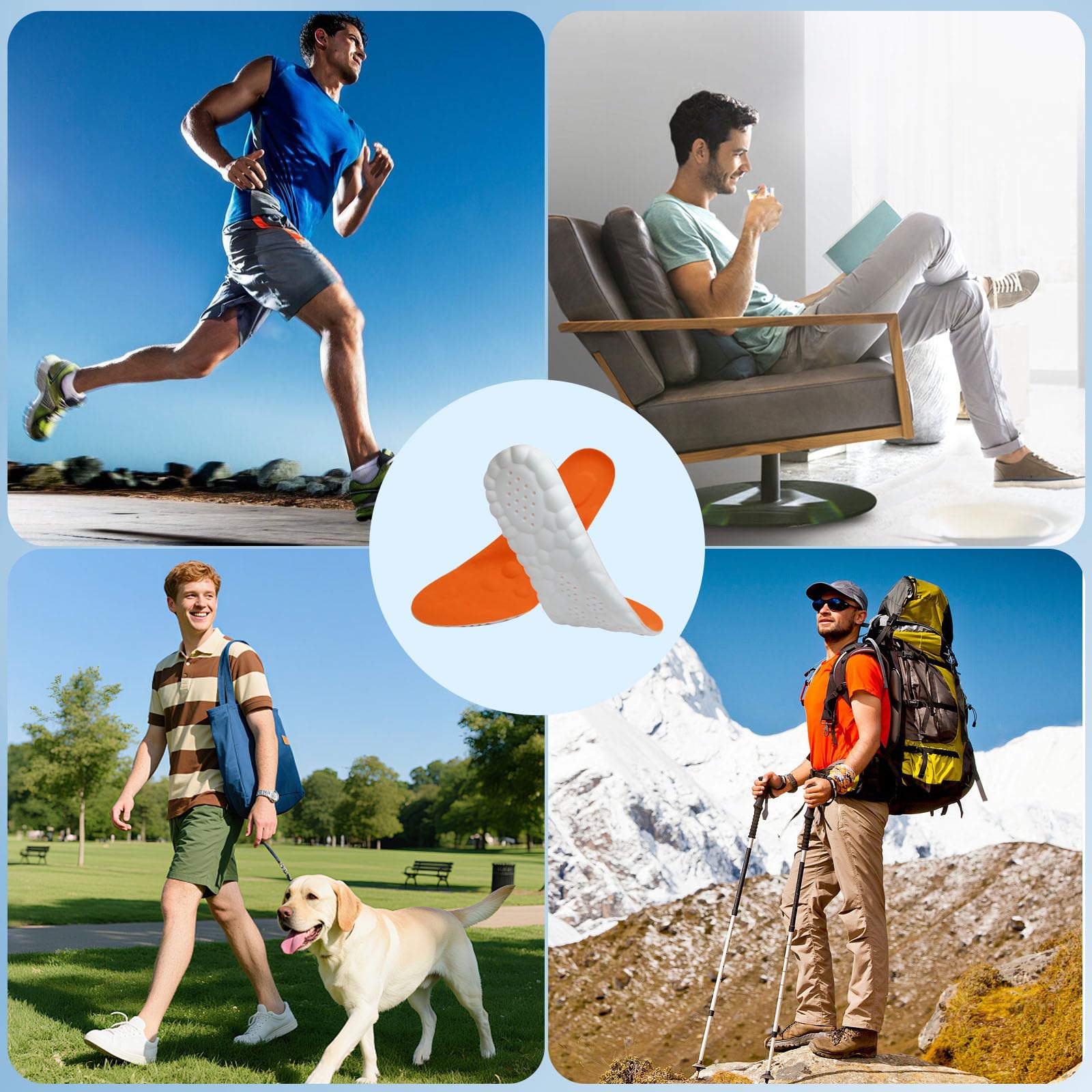 Fuetpl Moisture-wicking top layer keeps feet dry during activity