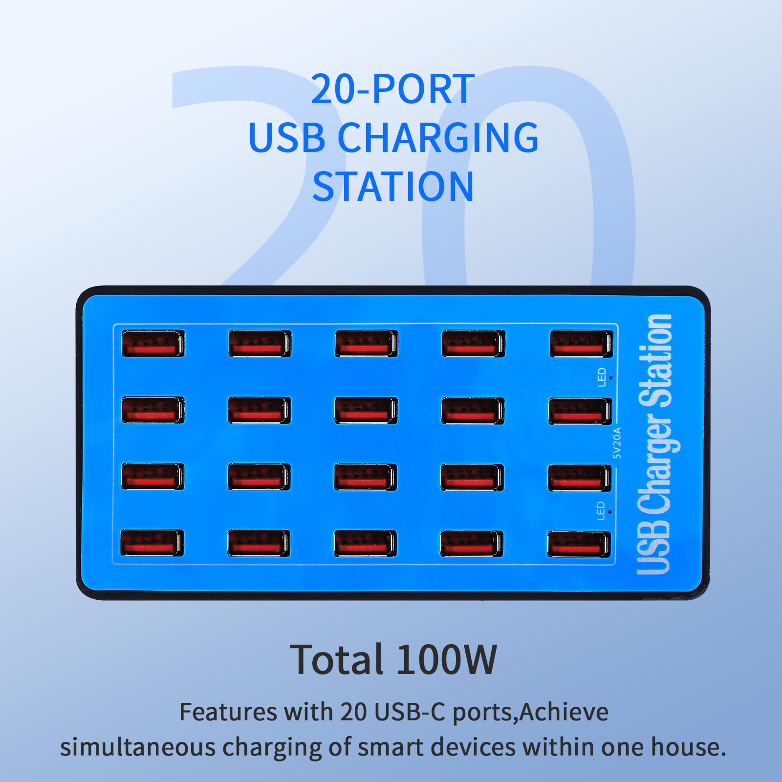 FUHAOXUAN USB charging station desk organization reduces cable clutter.
