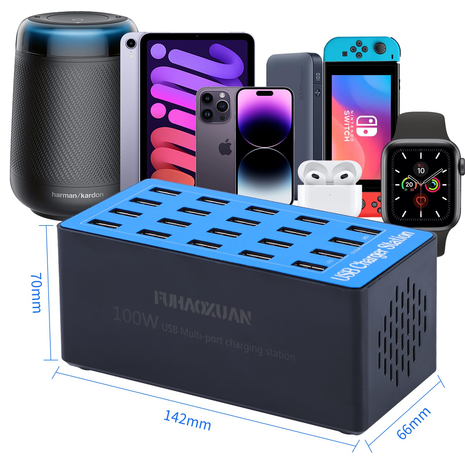 FUHAOXUAN USB station fireproof housing with smart safety protections for reliable daily use.
