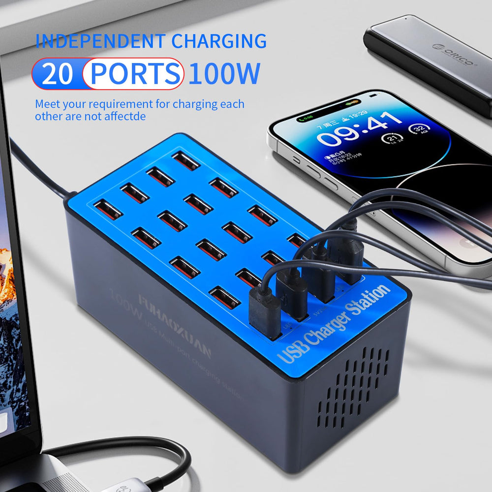 FUHAOXUAN USB charging station smart safety features with protective measures.