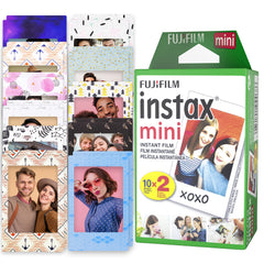 Fujifilm Instax Mini film twin pack with frames ready for Instax cameras
