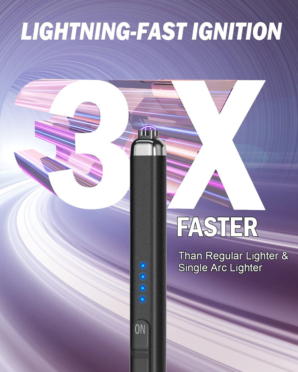 FUKKUDA windproof lighter ideal for outdoor candle lighting.