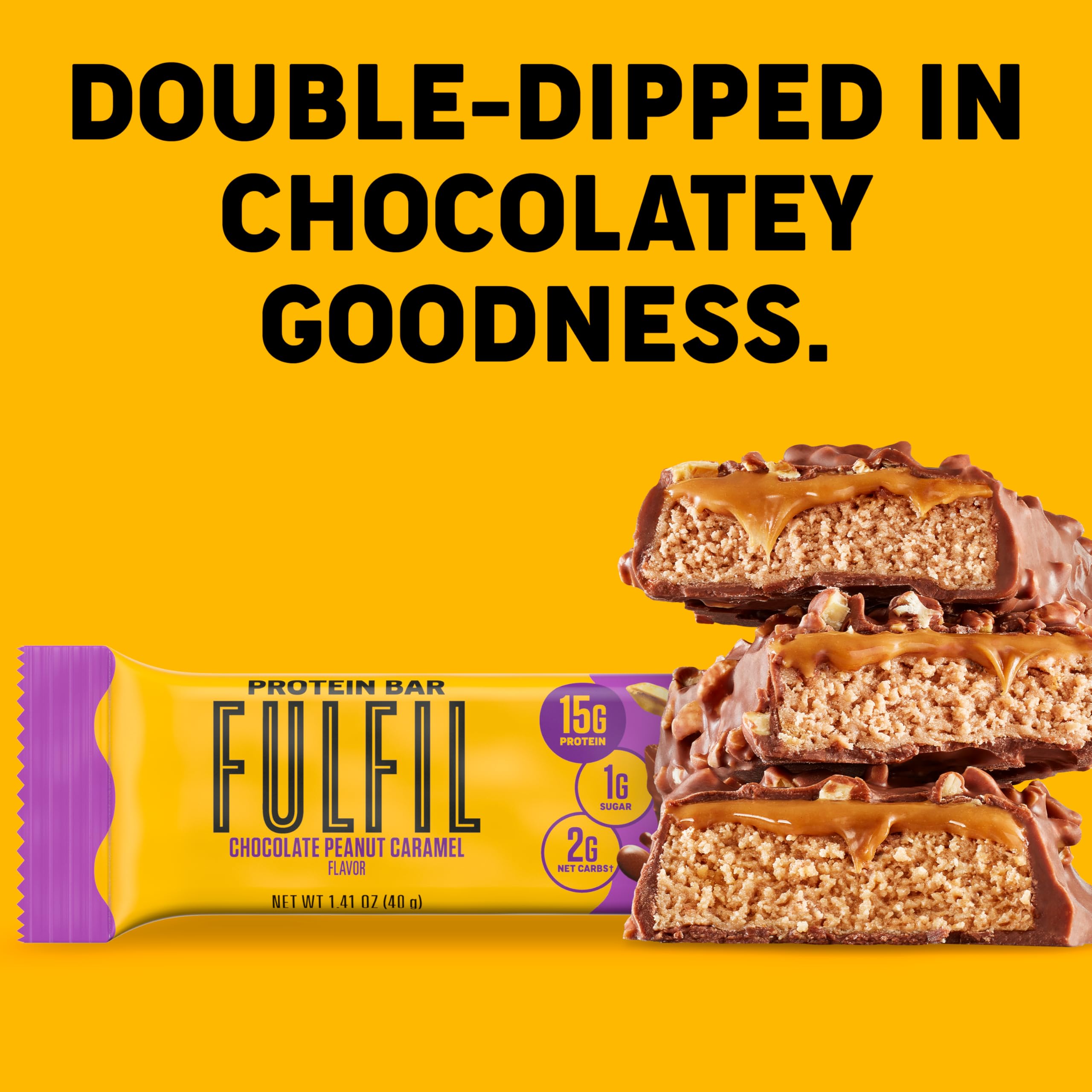 FULFIL bar on desk, convenient snack for busy workdays.