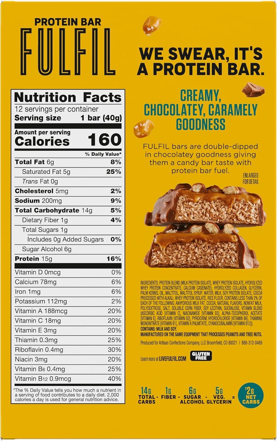 FULFIL Reese's Chocolate Peanut Butter bar provides satisfying mid-day fuel