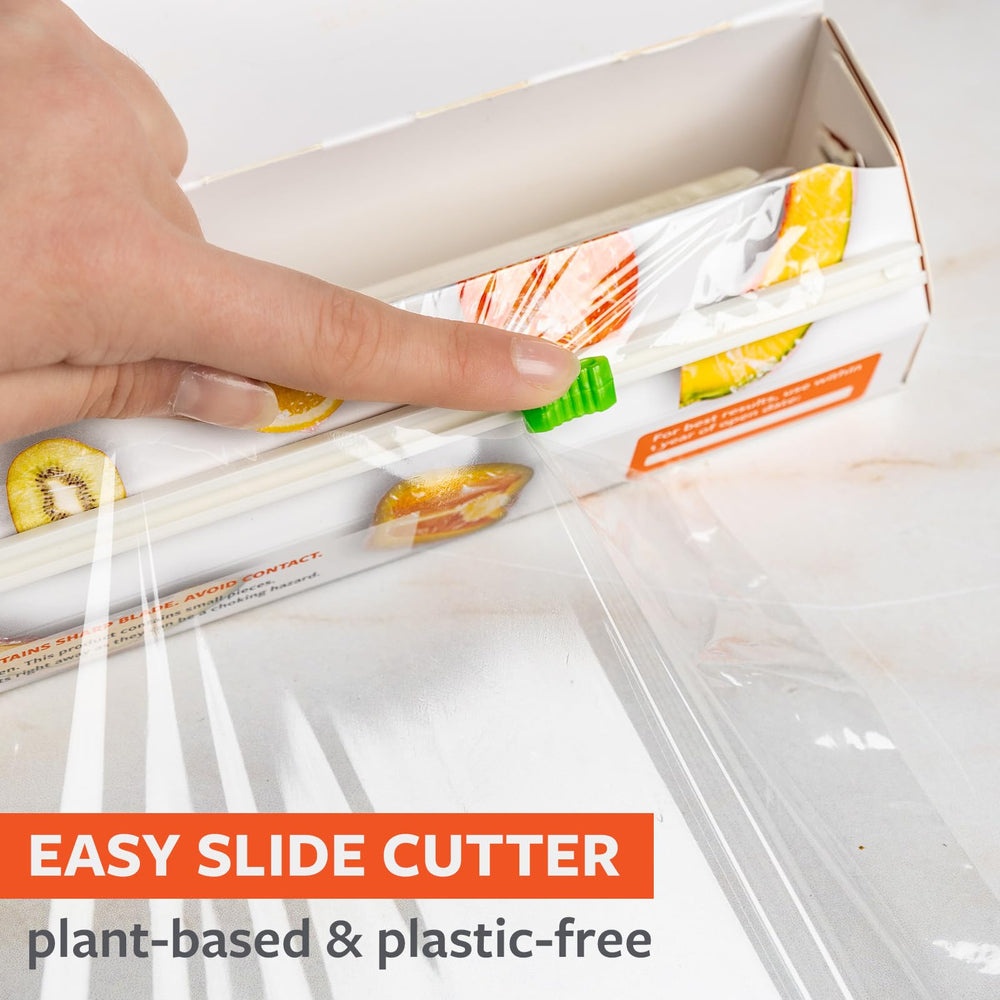 Full Circle plastic-free slide cutter helps clean, precise cuts without plastic waste.