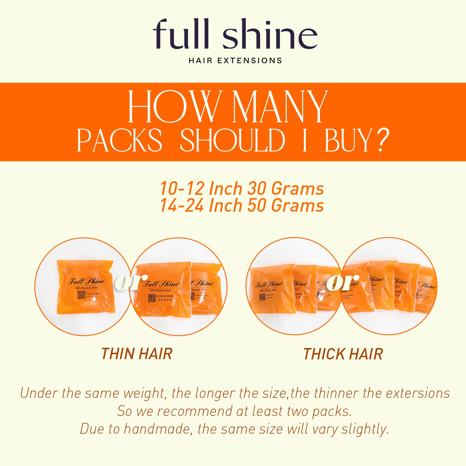 Full Shine color-range extensions for mix-and-match custom hues