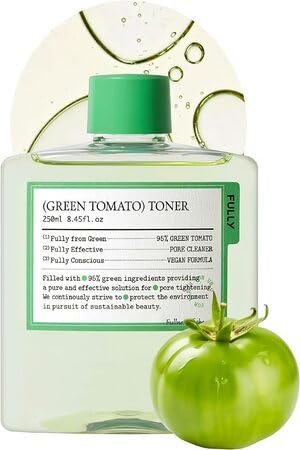 FULLY Green Tomato Toner ingredient list reveals botanical water for enhanced nourishment.