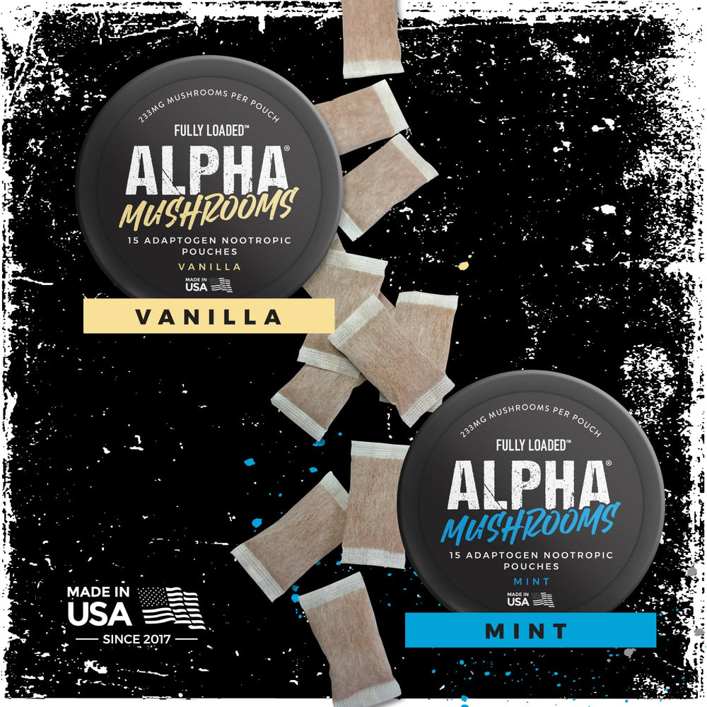 Fully Loaded Alpha Mushrooms lion mane detail showcases cognitive support